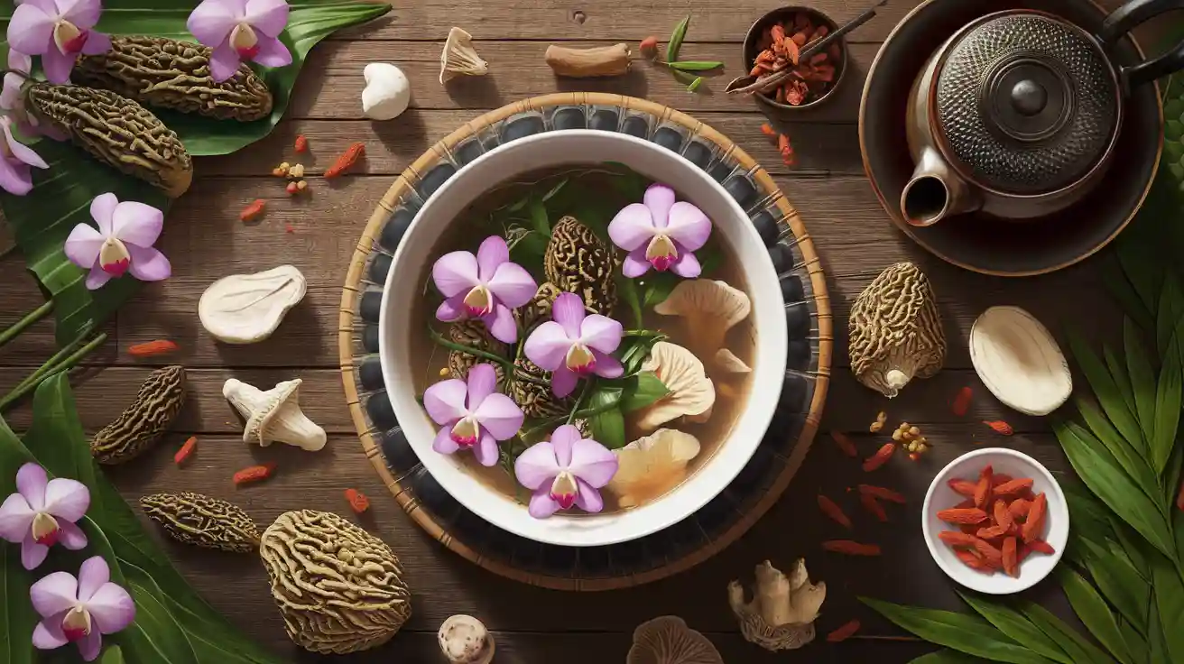 石斛麥冬羊肚菌與花旗參湯的完美結合 健康食療指南