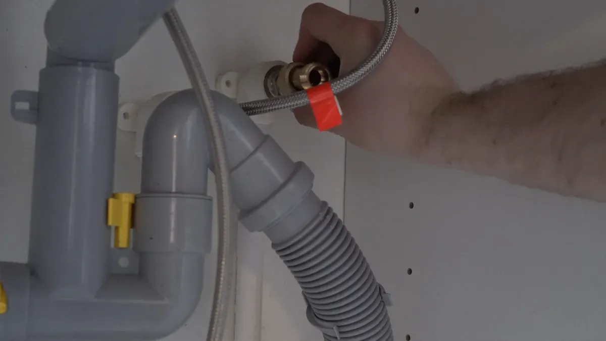 Hose clamp installation