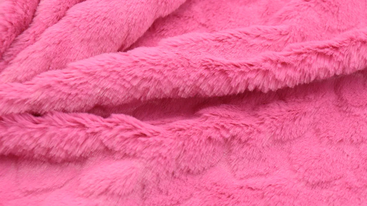 Warp Knit Rabbit Fur Fabric