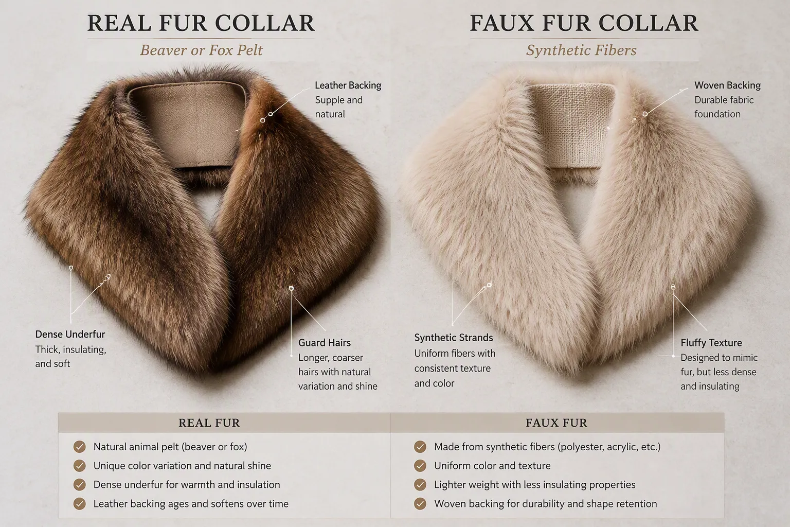 Real Fur vs Faux Fur: The Core Difference