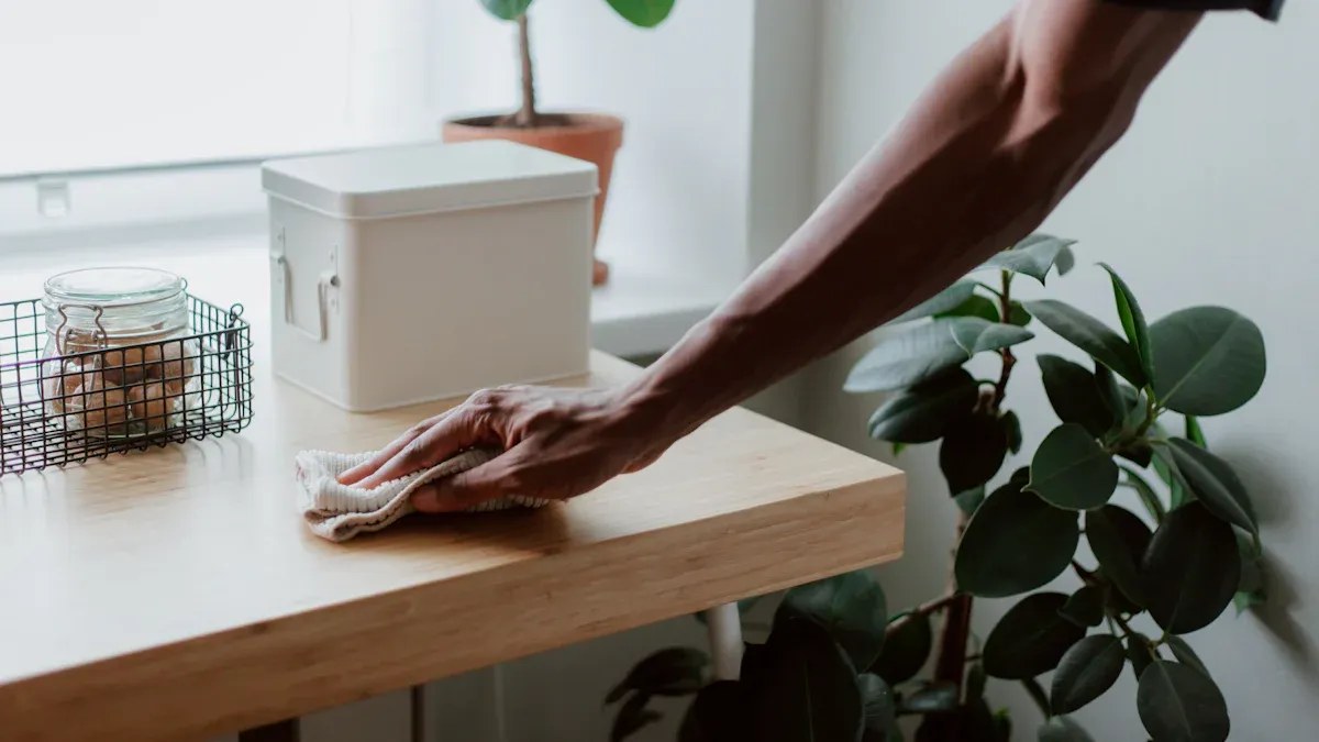 How to clean bamboo drawer organizers safely