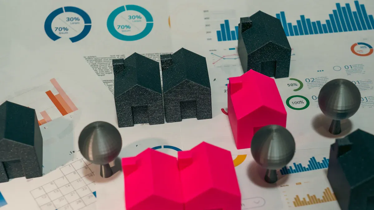 Property Management KPI Dashboard with FineReport