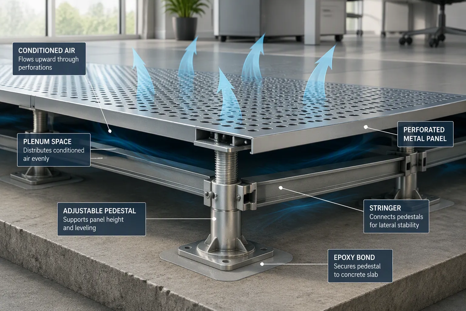 Understanding Perforated Raised Floor Panels