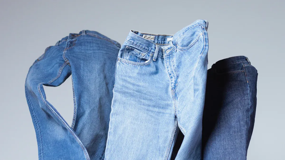 Acid washed clothing