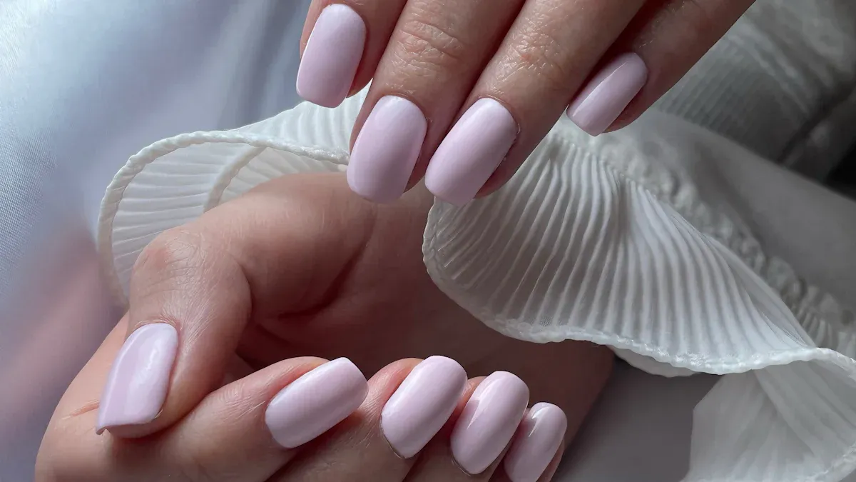 Glue Gel Nails Made Easy and Stunning