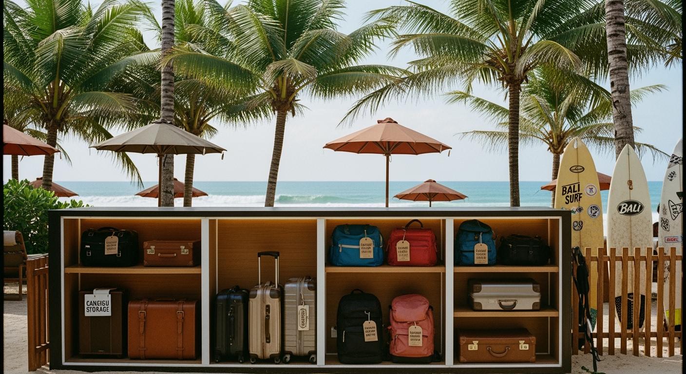 バリ島カンガウの荷物預かりオプション：完全ガイド