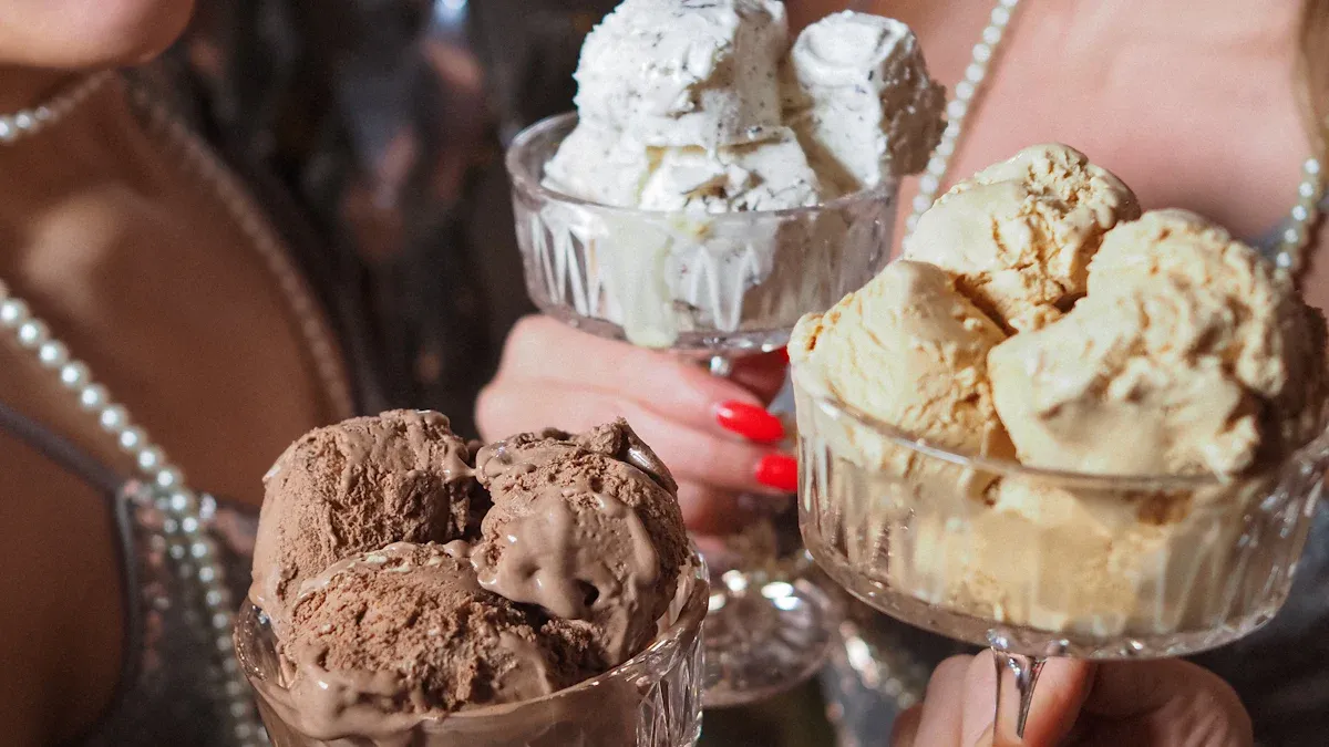 Enthält Eiscreme Gluten?