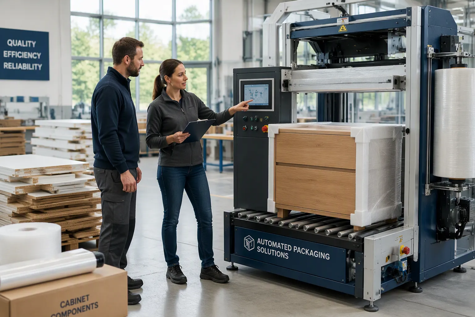 How to Choose a Furniture Packaging Equipment Manufacturer for Finished Cabinet Products