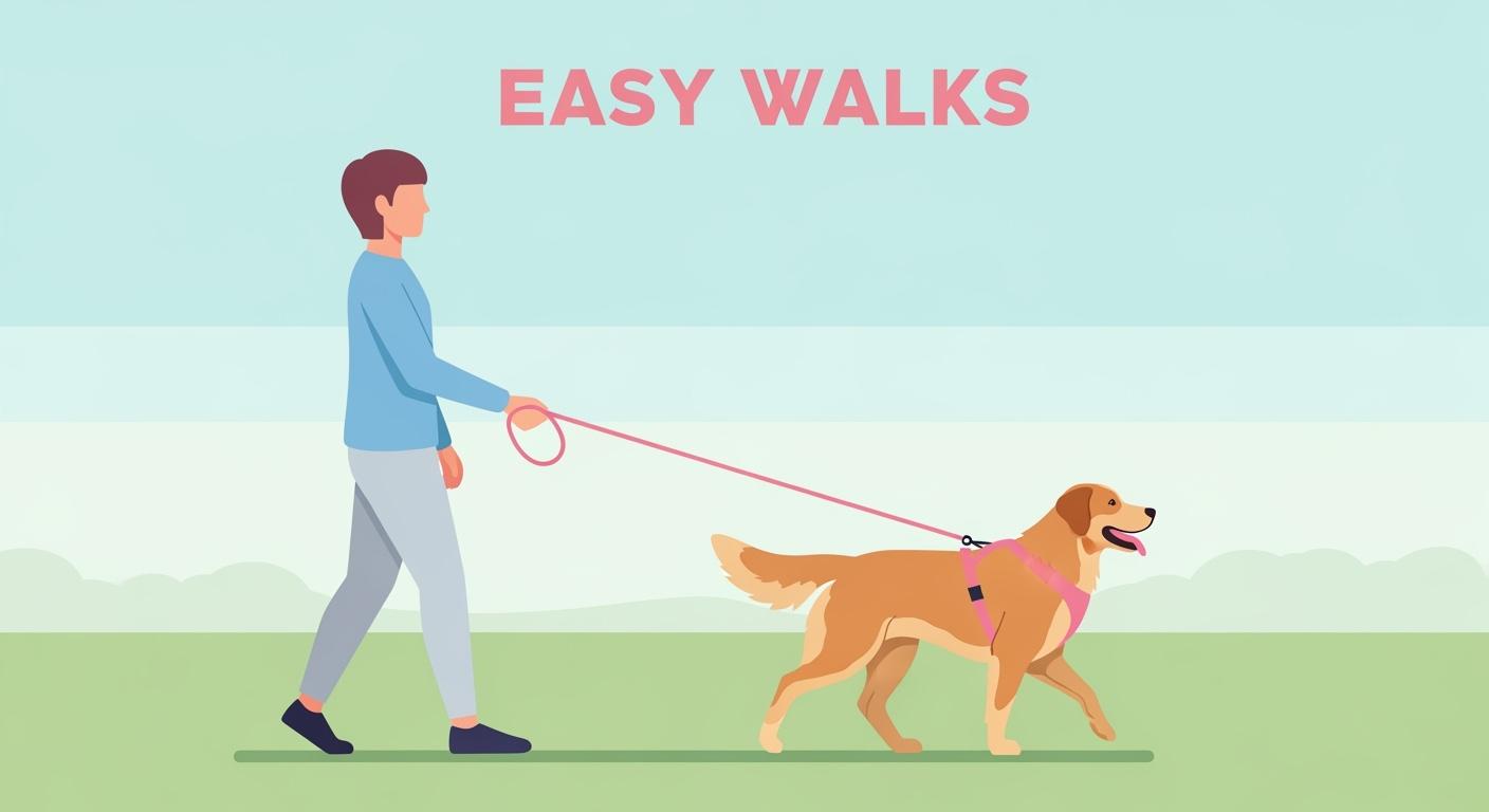 Matching Dog Harness and Leash for Daily Walks