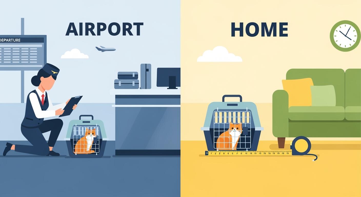 Pet Carriers for Airlines: Home Fit Is Not Enough