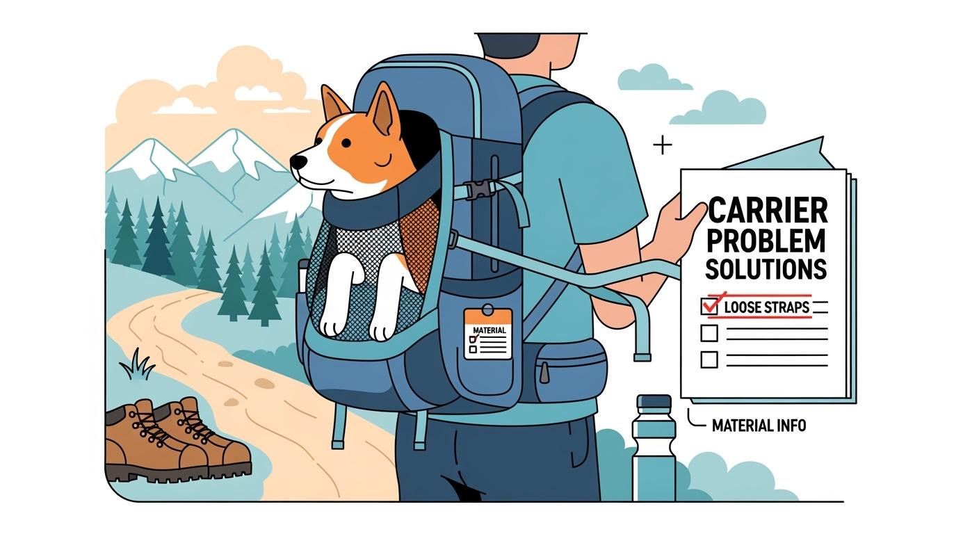 Dog Hiking Backpack Carrier Common Fit and Material Issues and How to Avoid Them