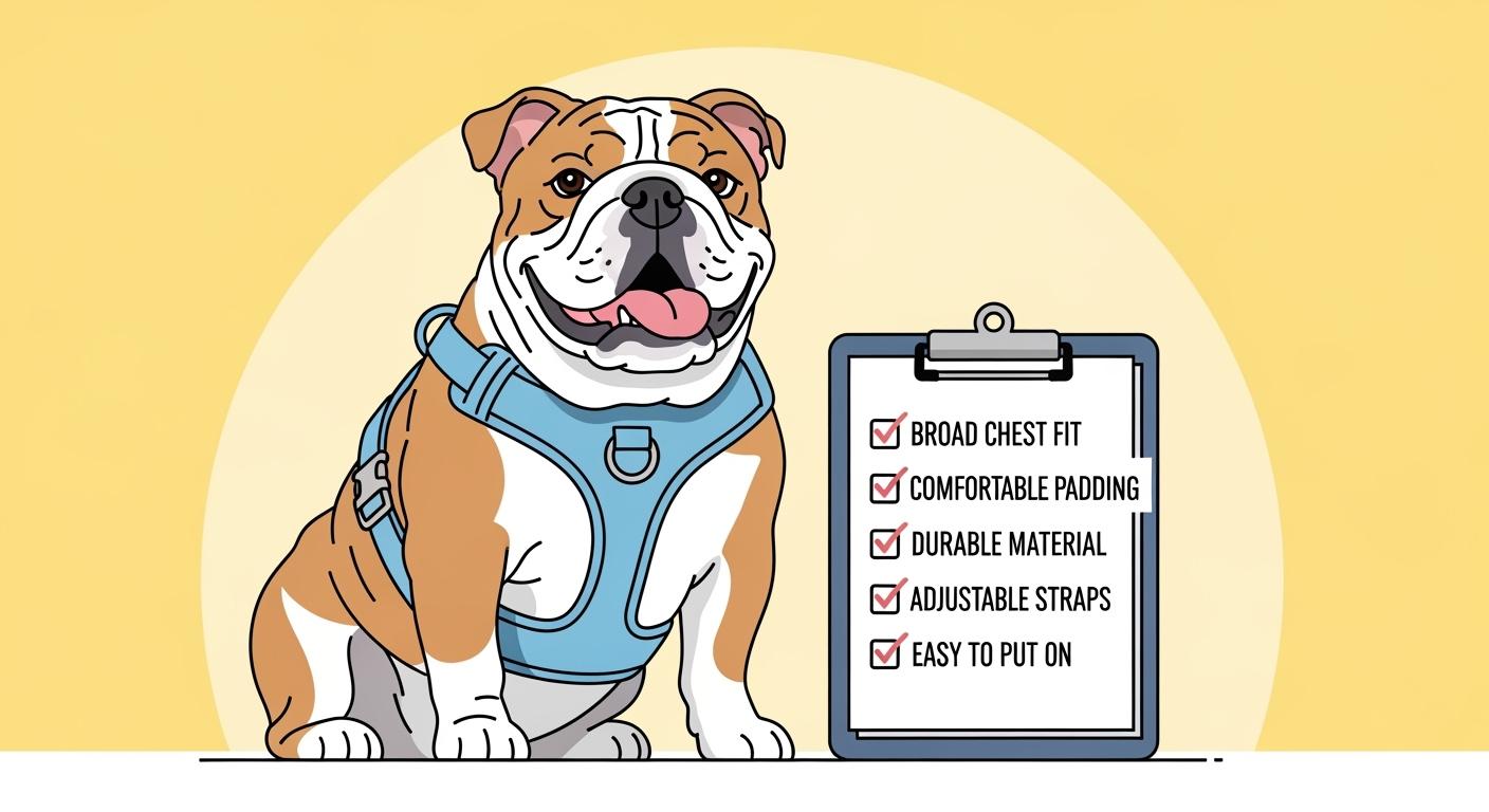 Best Dog Harnesses for Bulldogs Broad Chest Fit Checklist