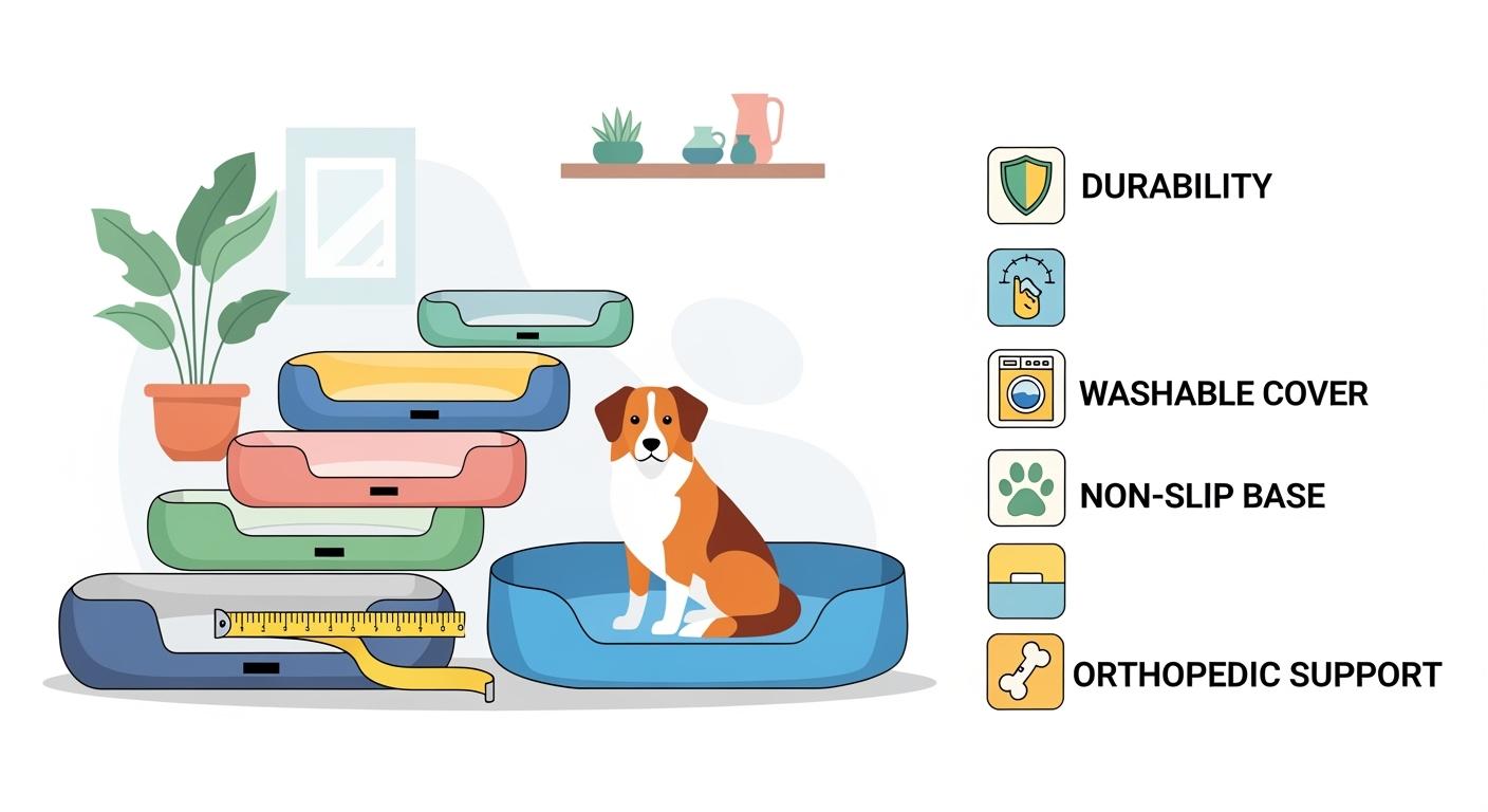 Dog Bed Durable: Size, Support and Cleanup Checks