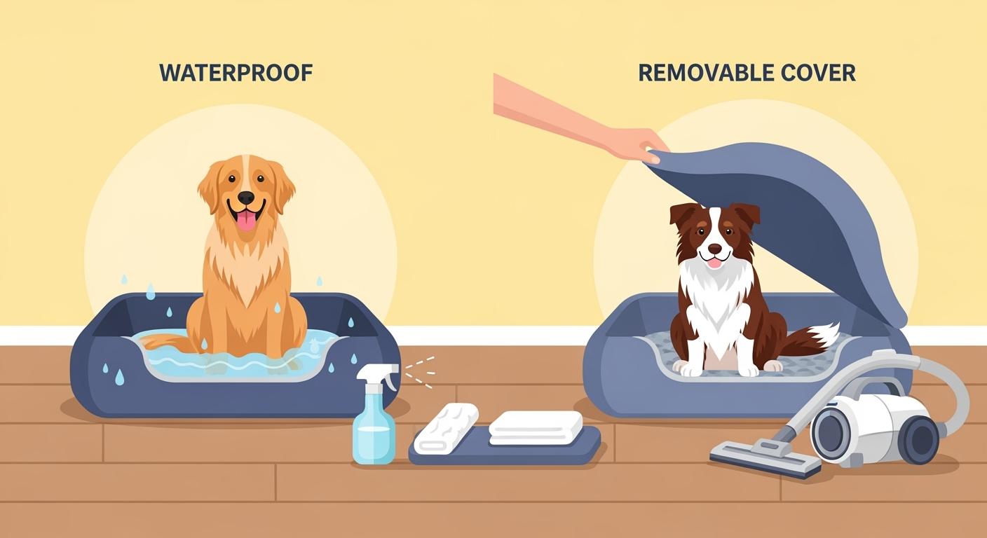 Dog Bed Waterproof Which Cleanup Style Works Better