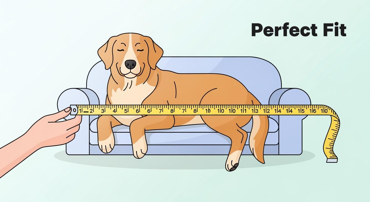 Dog Bed Couch: Measurement Steps to Stop Hips and Paws Hanging Off