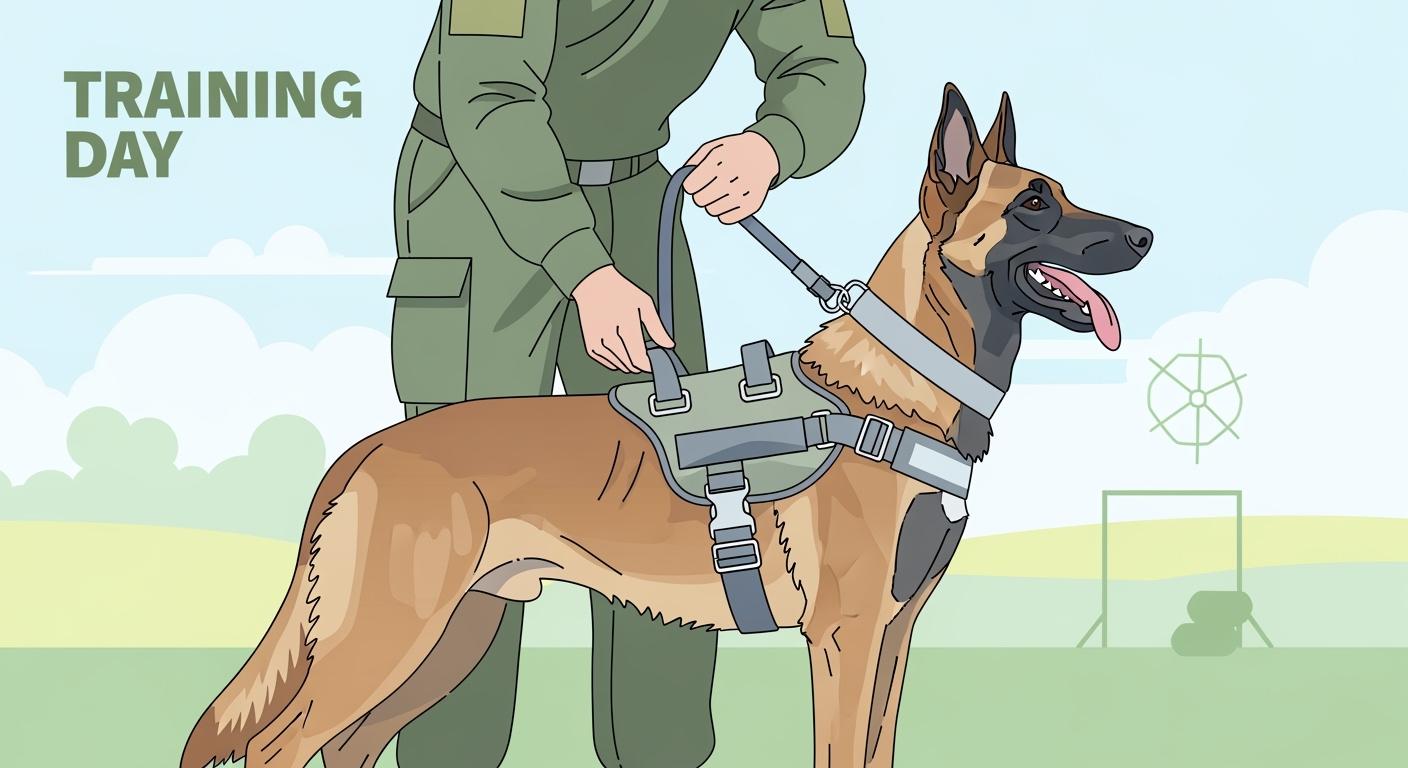 Military dog harness fit and control guide