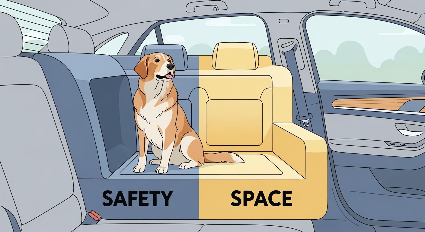 Extra Large Dog Car Seat: Deep Walls or More Room?
