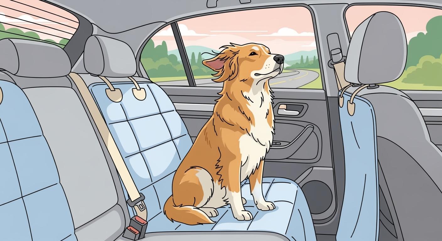 Car Dog Seat Cover What Feels Better on Longer Rides