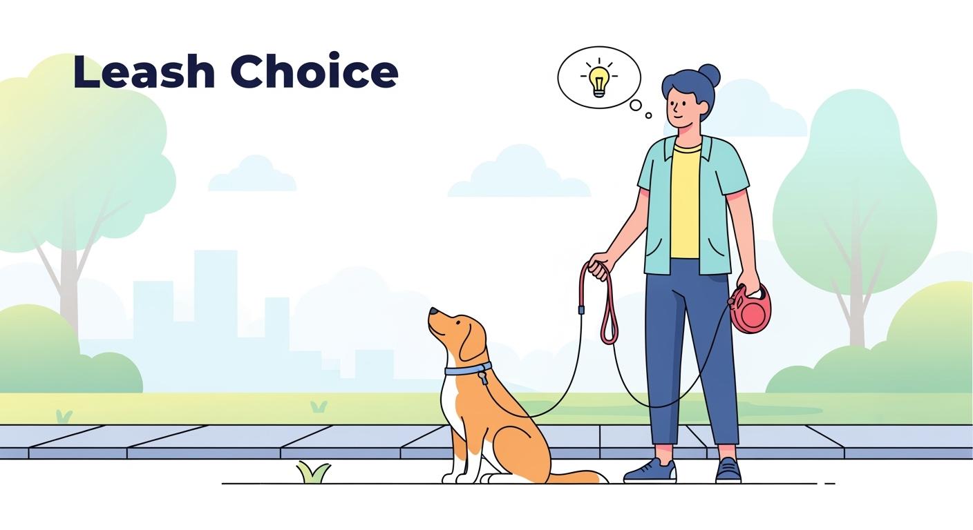 A Dog Leash: Fixed or Retractable for Daily Walks