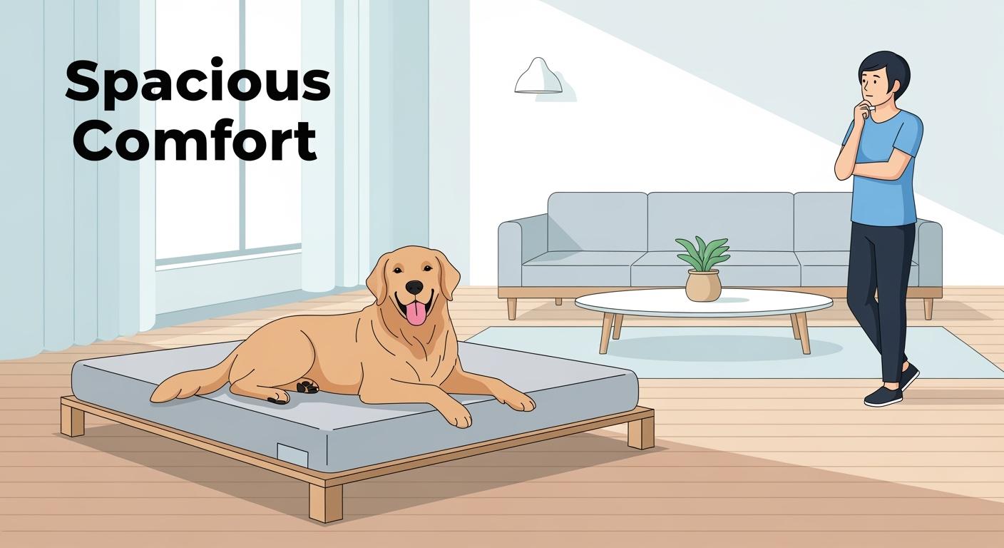 Raised Dog Bed Extra Large: Room or Floor Space?