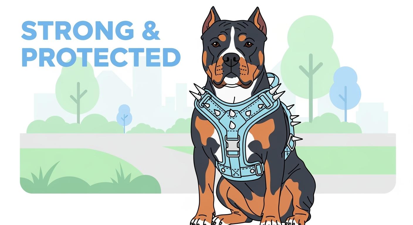 Spiked dog harness features that make a difference