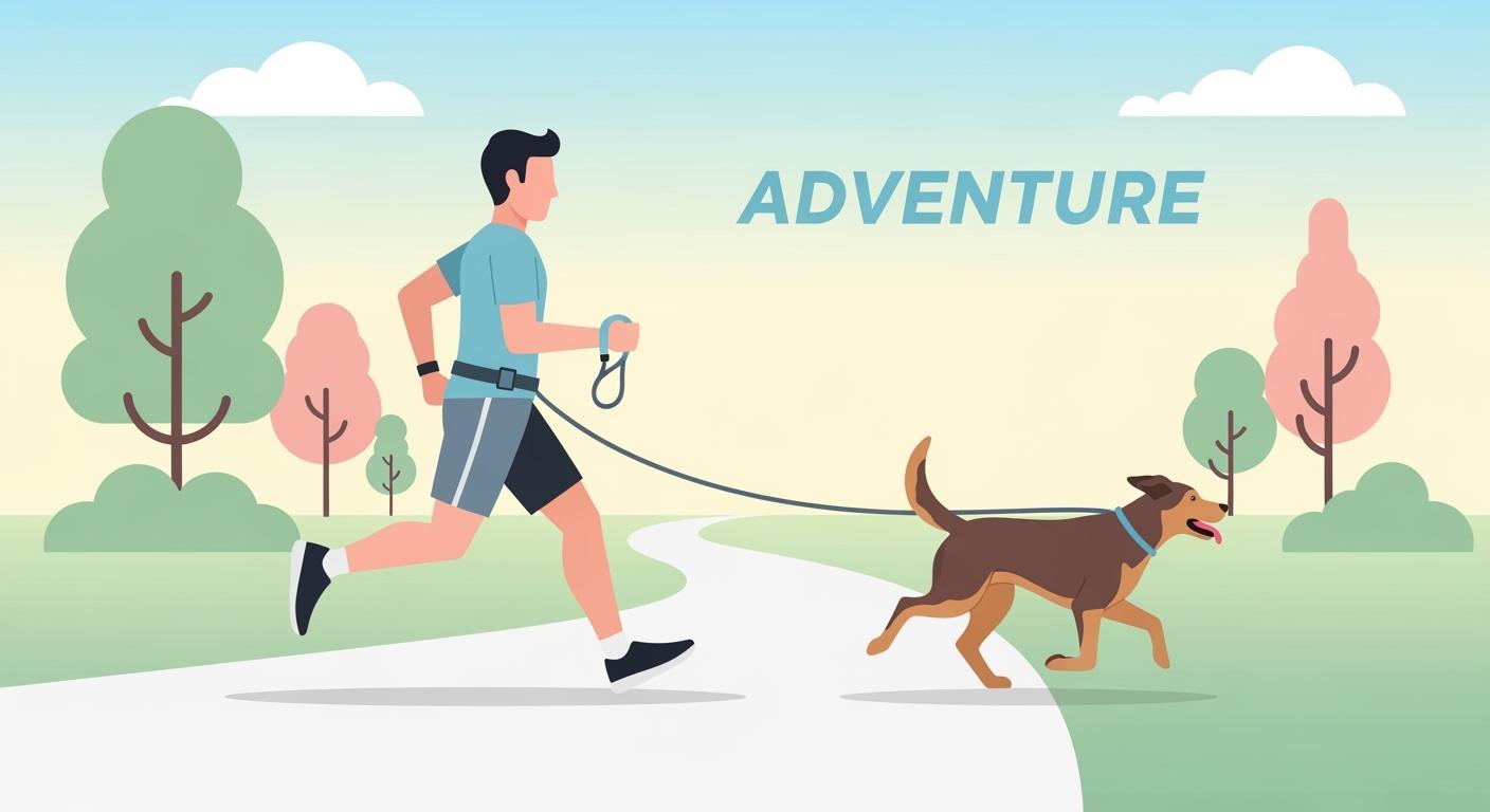 Runner Dog Leash Options for Hands-Free and Handheld Use