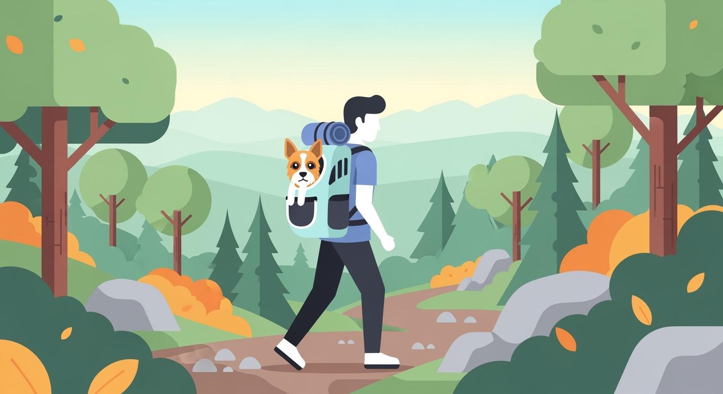 When a Dog Carrier Backpack Small Helps on the Trail