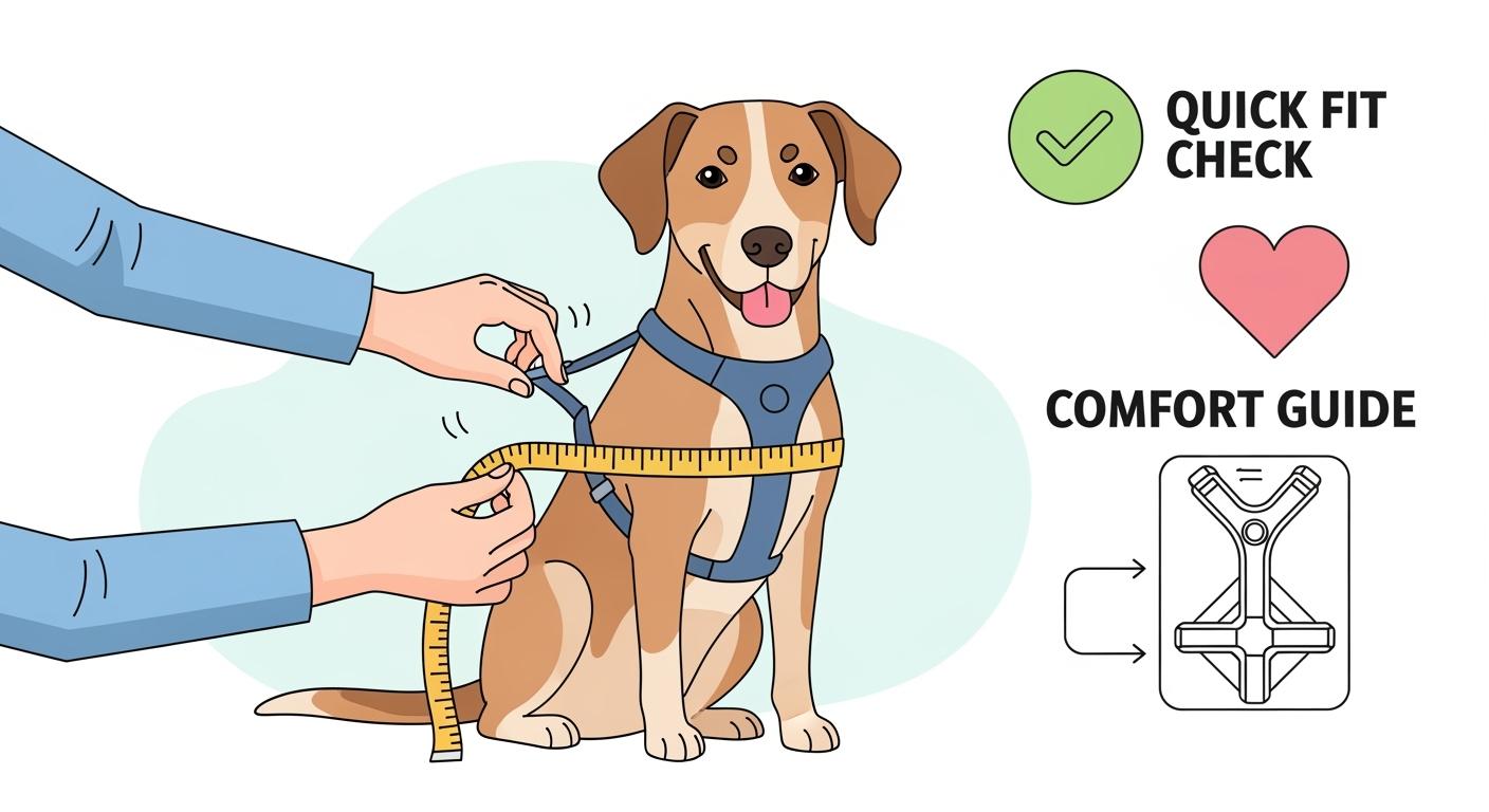 Dog Harness Size Guide for Quick Fit and Comfort Checks