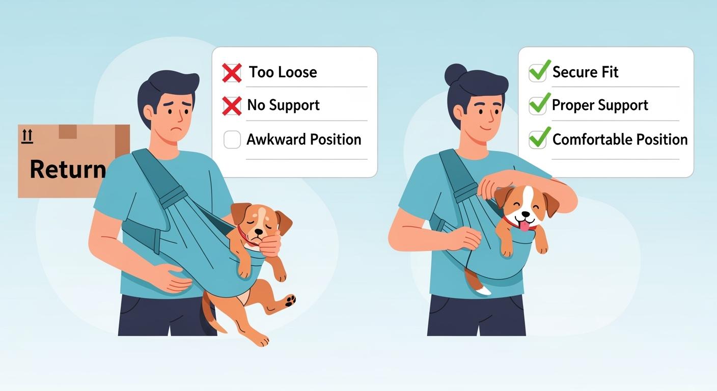 Dog Pet Sling Carrier Fit Mistakes That Lead to Returns and How to Avoid Them