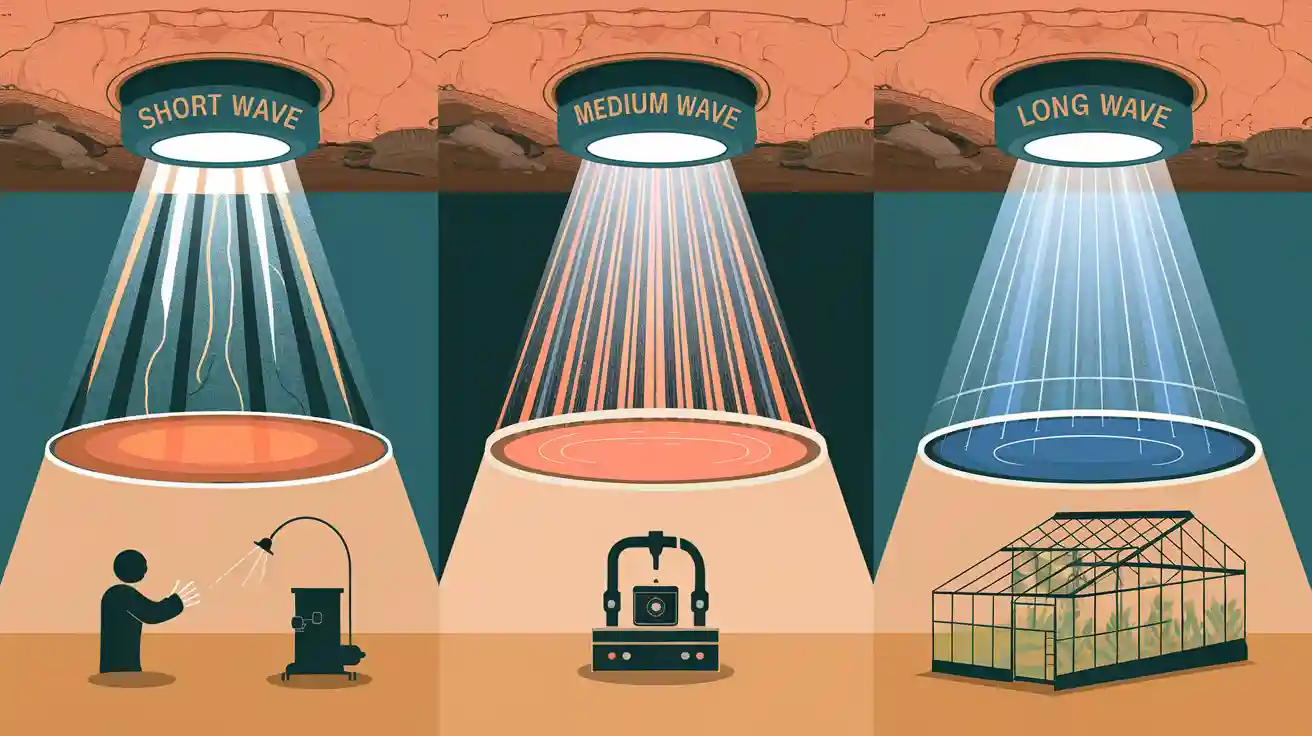 Comparing Short, Medium, and Long Wave IR Tubes for Heating Applications