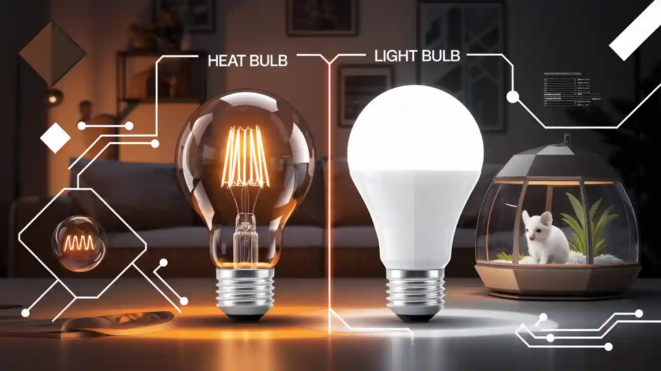 Comparing Heat and Light Bulbs for Home and Animal Use