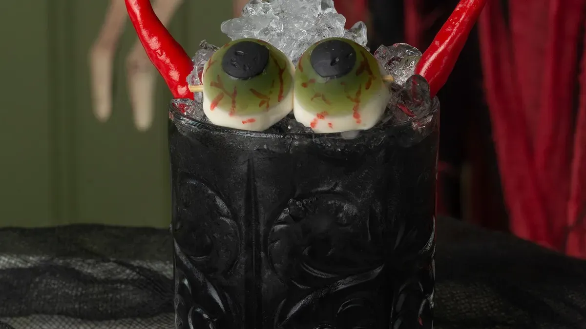 Dramatic Garnishes for Seasonal Cocktails
