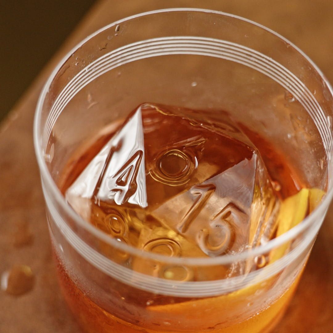 Best Bourbon for Christmas Gift with Clear D20 Ice