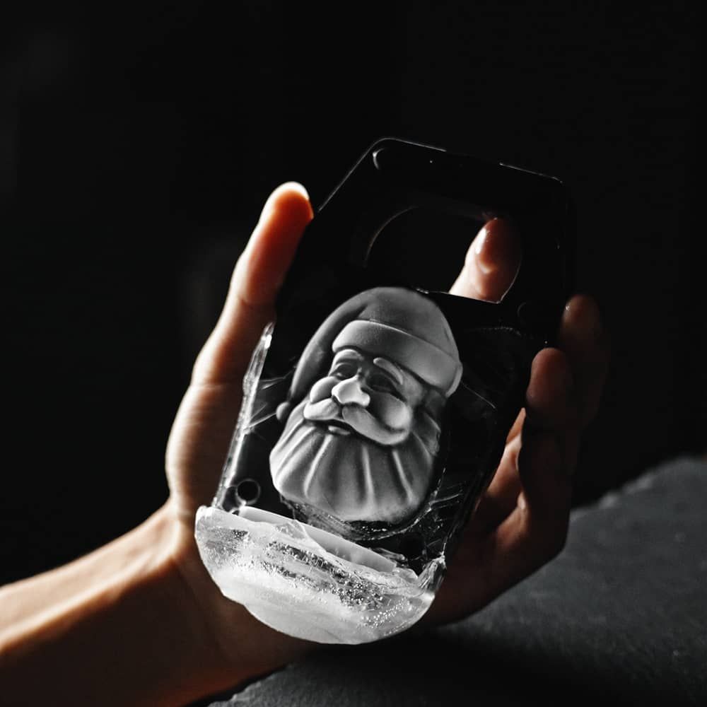 5. GLAZER mini Christmas Clear-Ice Mold