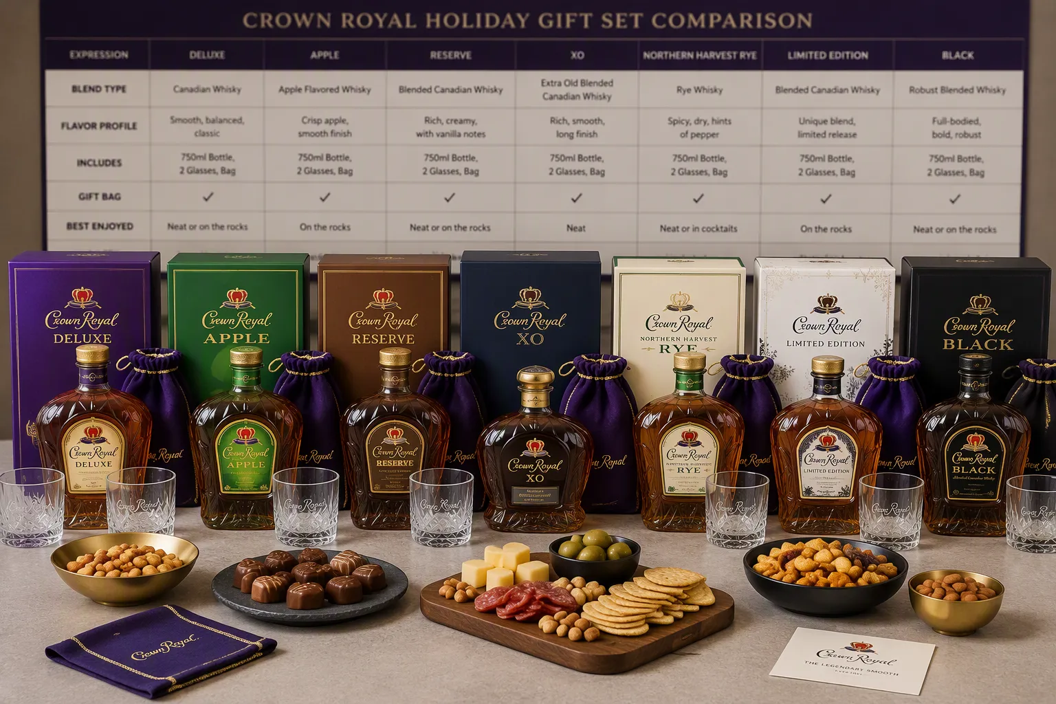 Whiskey Holiday Gift Sets Compared