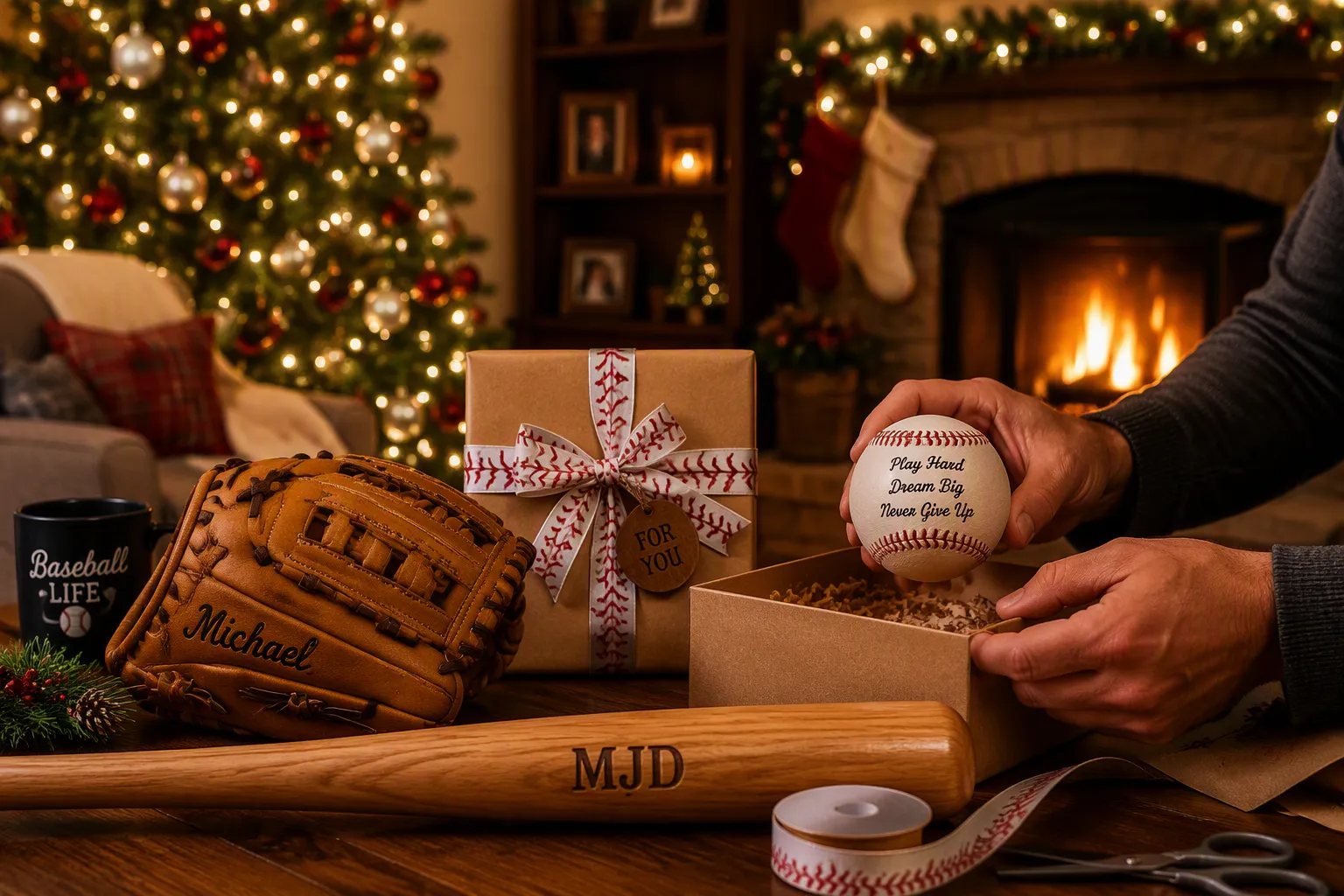 Personalized Baseball Christmas Gifts for Players and Fans