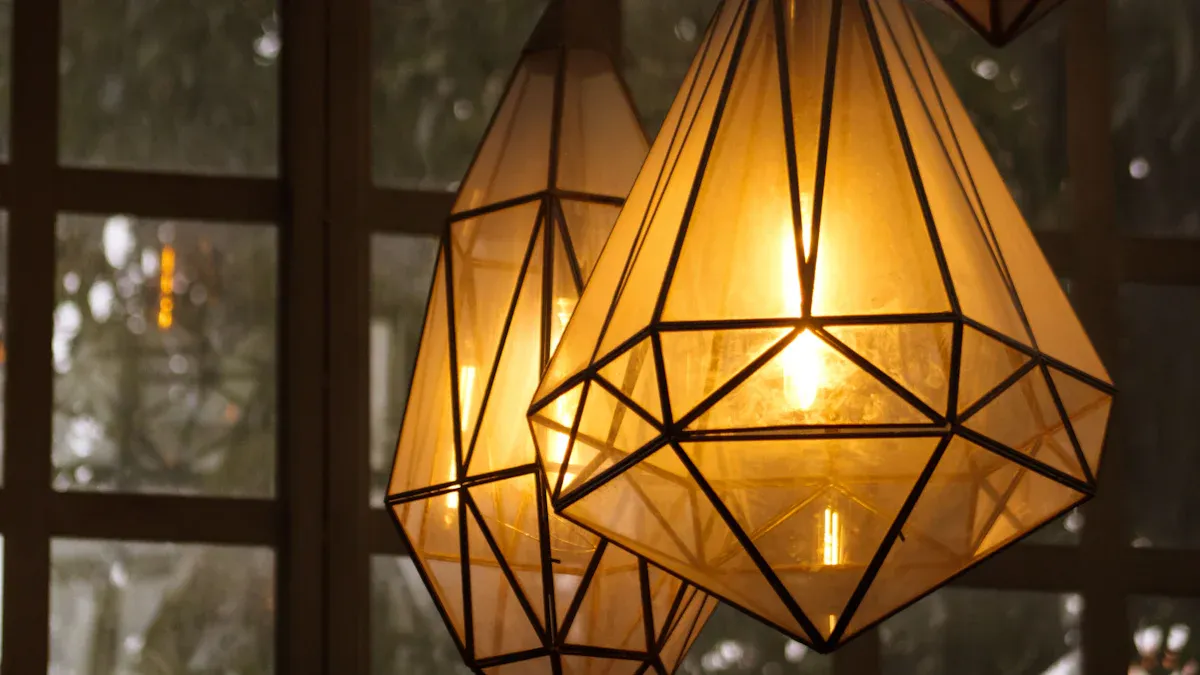 2. Metallic Geometric Shade