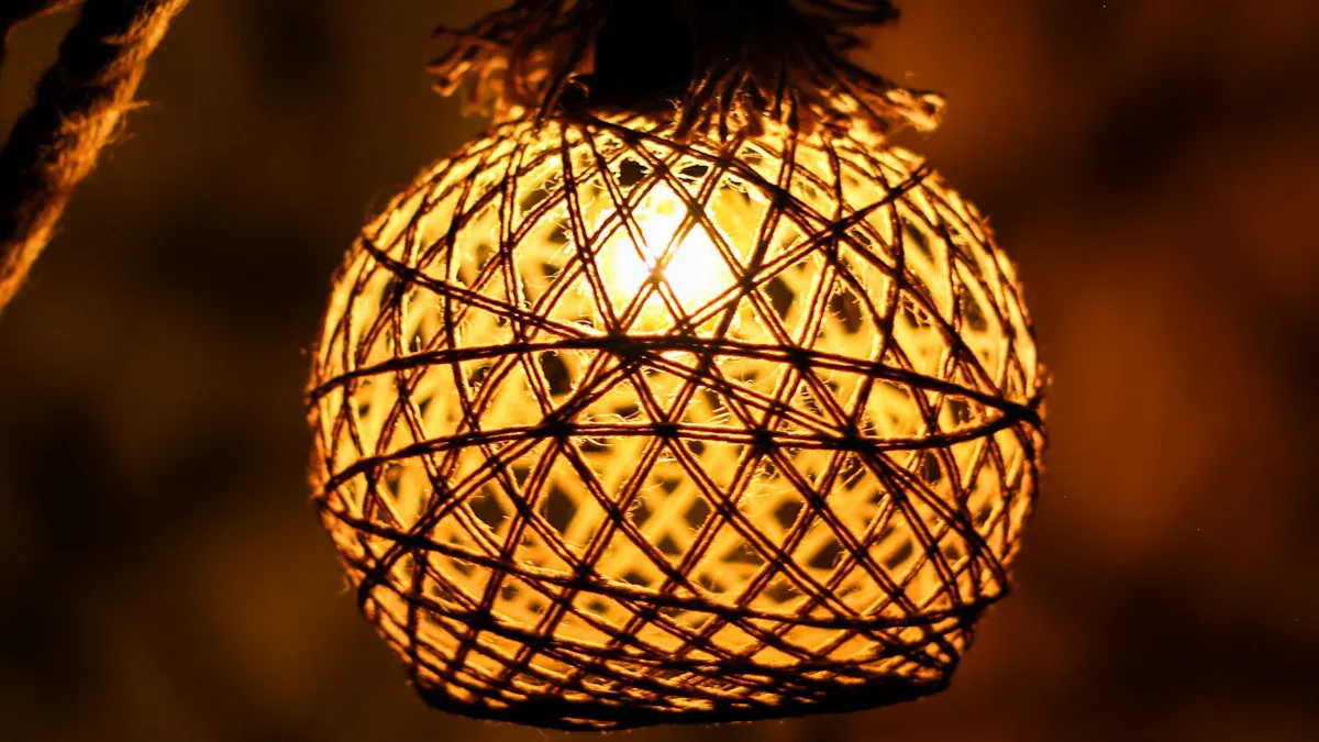 3. Rattan Lamp Shade