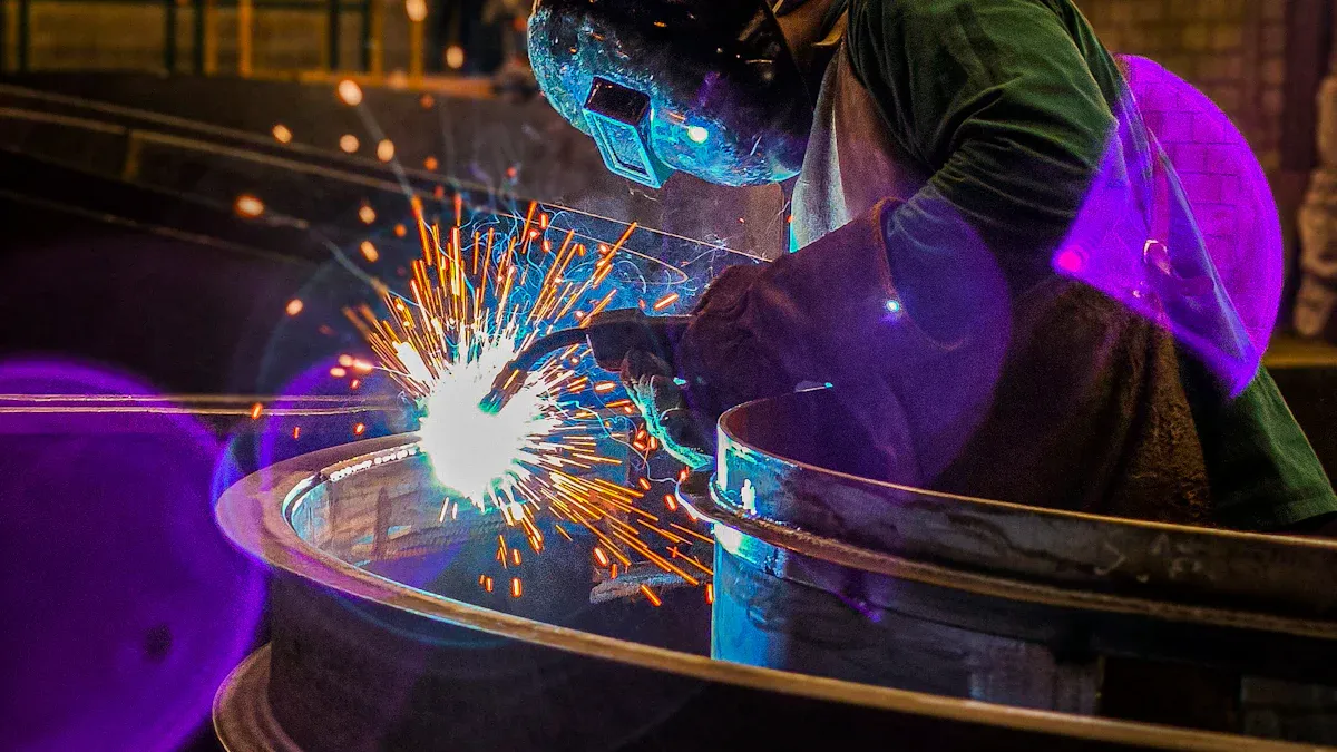 كيف يتم تصنيع المكونات الآلية الملحومة خطوة بخطوة