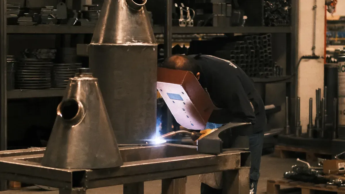 MIG welding fabrication supplier for structural metal components