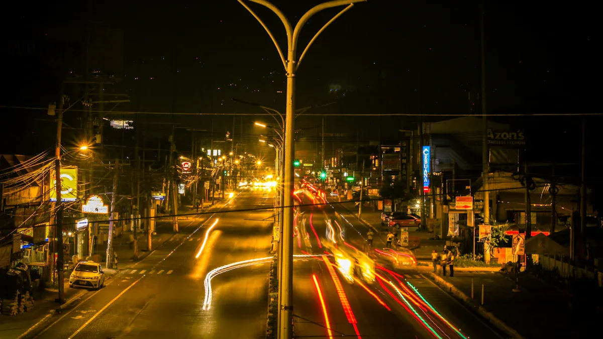 Road Light Installation