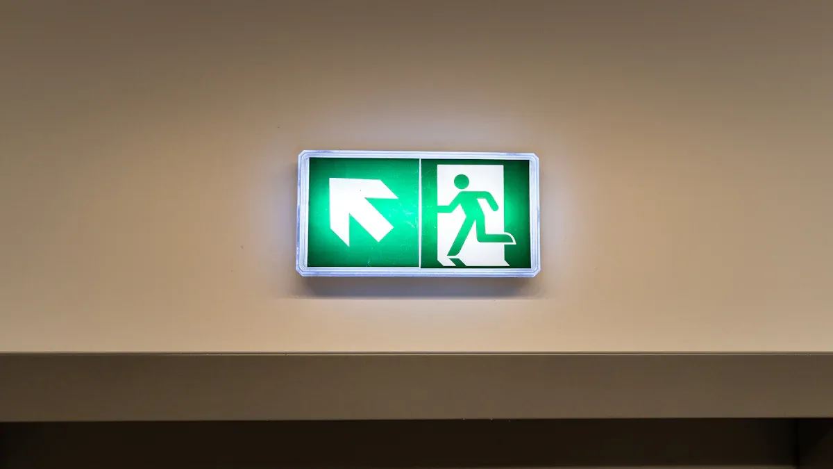 Top Emergency Exit Sign Models