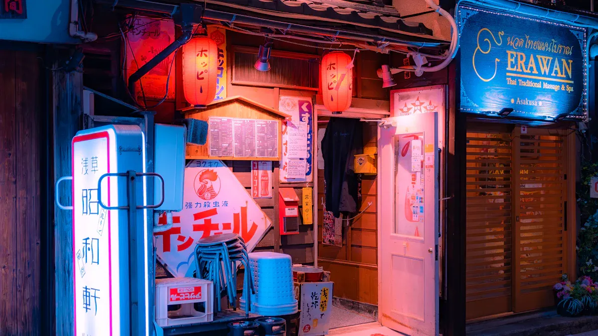 Creative Storefront Lighting Ideas