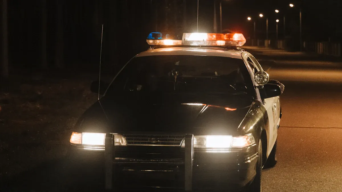 Emergency Vehicles and LED Tunnel Lamps