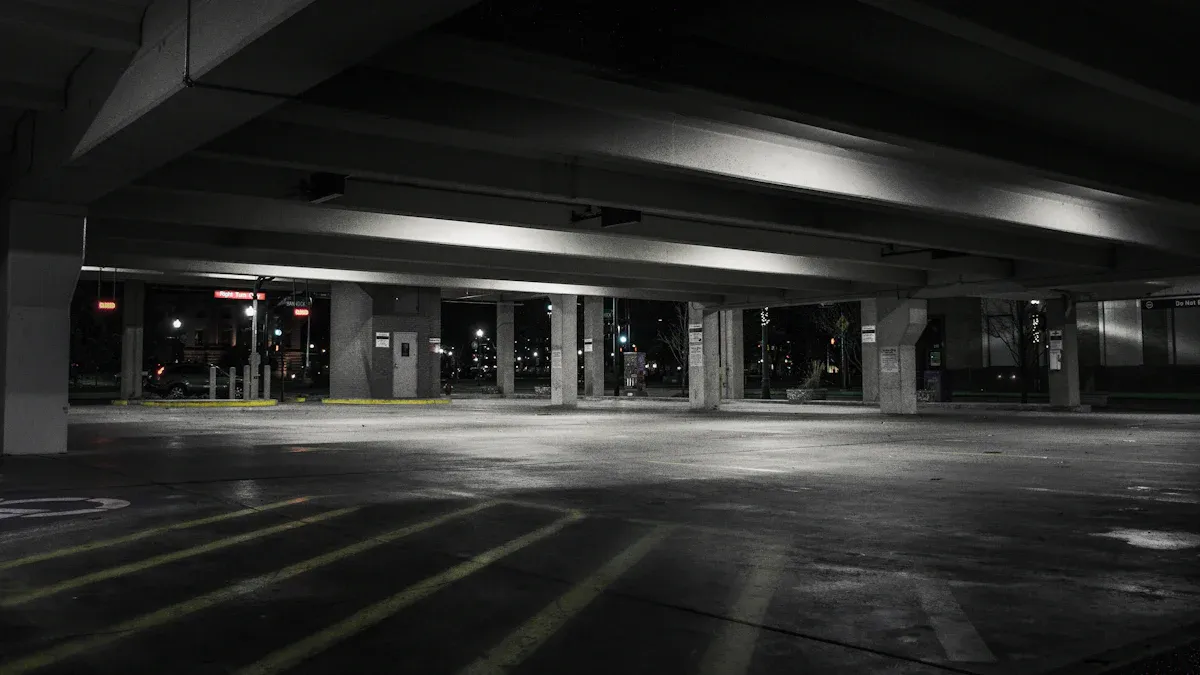 Design and Installation of Parking Lot LED Lighting