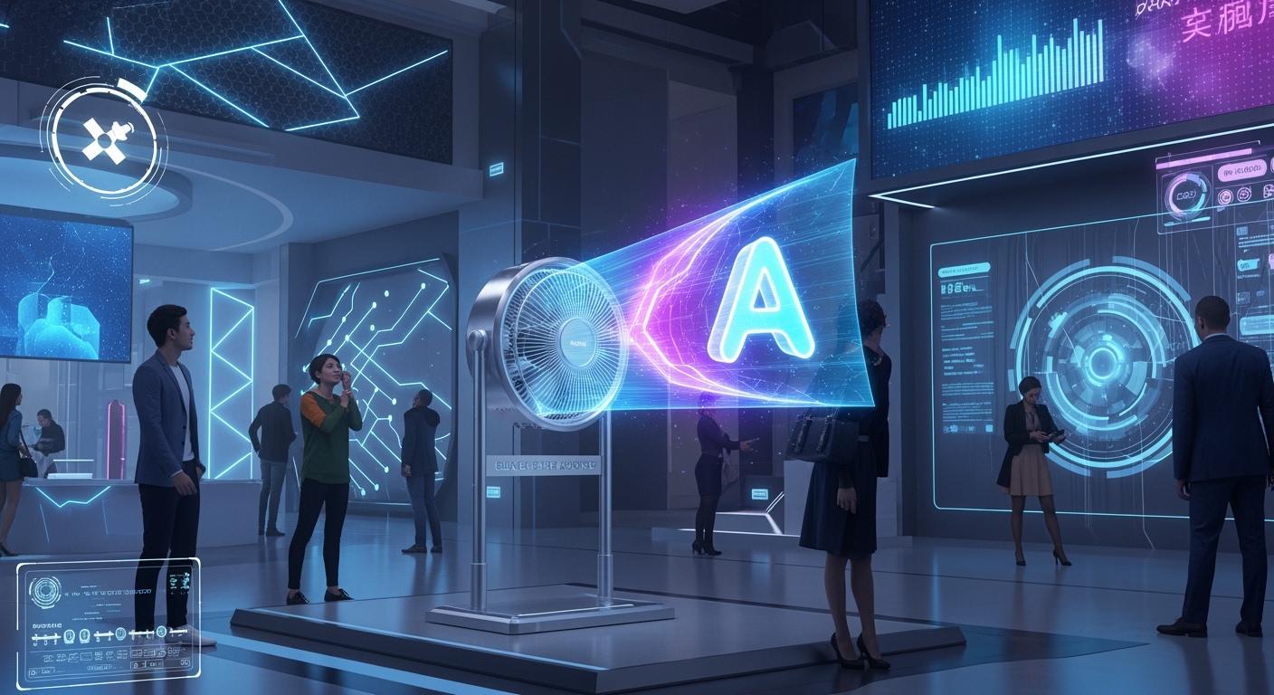 3D holographic fans that make ads pop in 2026