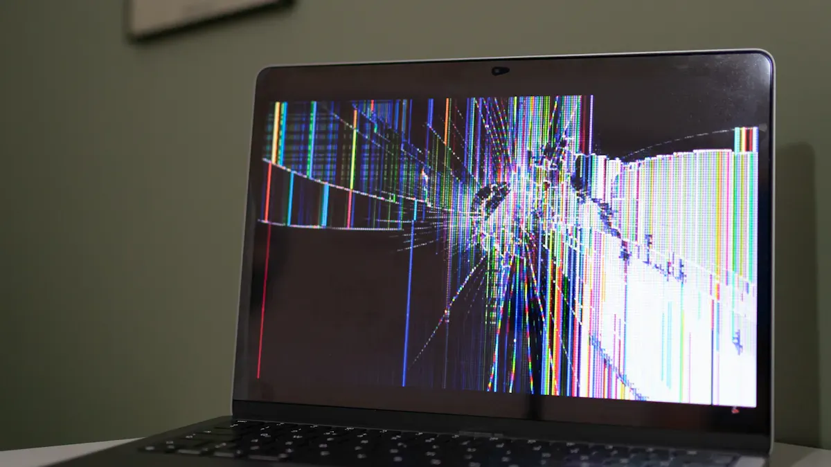 Why do LCD displays leak liquid and what causes it