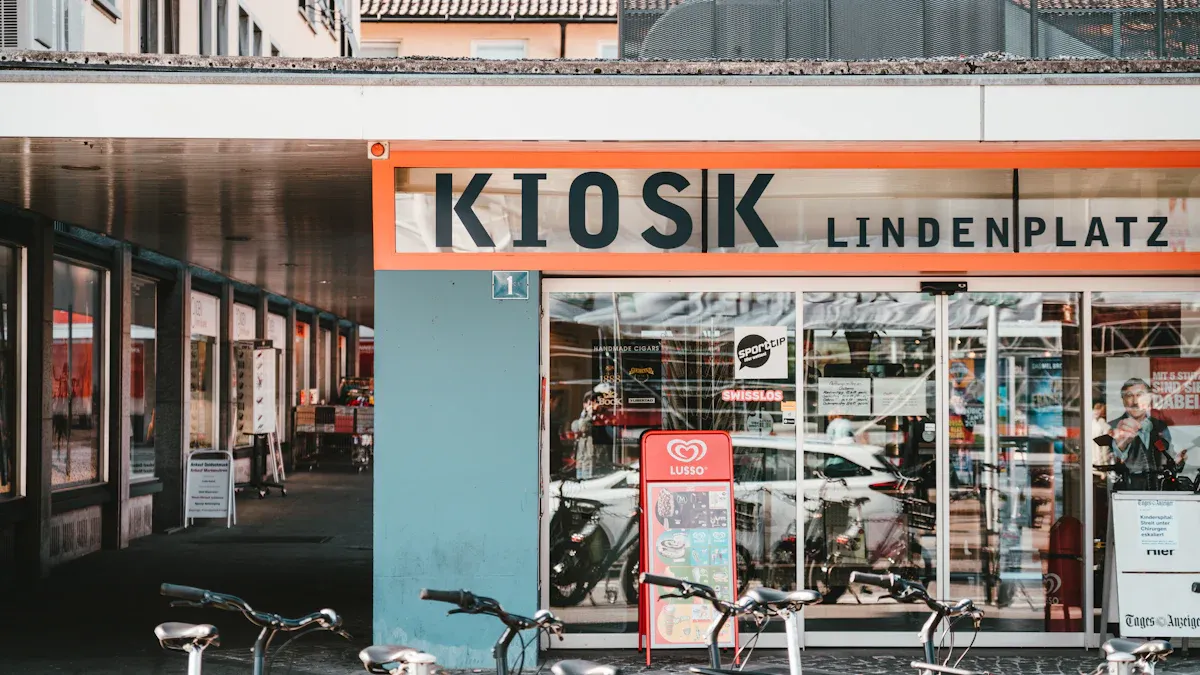 Analyzing Foot Traffic for Best Places to Deploy Information Kiosks