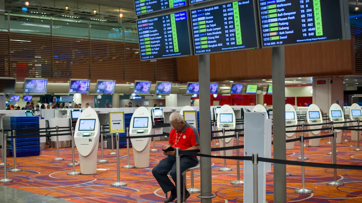 10 Real-World Airport Digital Signage Examples Transforming Travel
