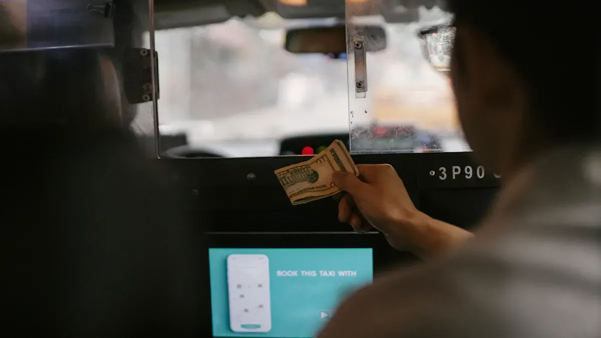 Data Analytics for In-Taxi Digital Signage